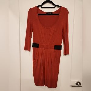 3 for $12 Cinch Waist Ruched Pocket Dress